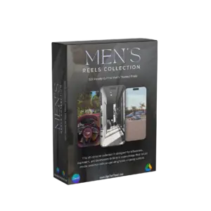 500 Men-Themed Social Media Reels Bundle